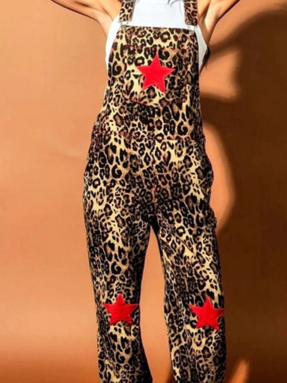 Dressed In LALA Leopard Print Overalls